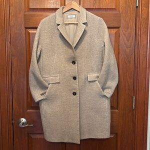 Peserico Wool Cashmere Cotton Coat Made in Italy US 10/IT46